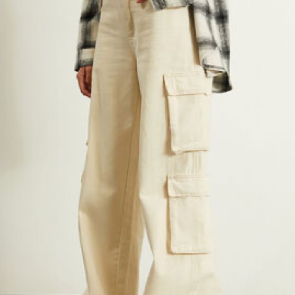 PacSun Off-White Cargo Pants